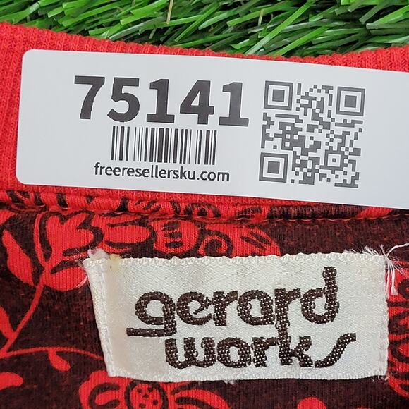 Vintage 80s Flower Roses Sweatshirt Womens Large 20x23 AOP - Picture 7 of 9